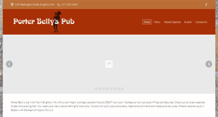 Desktop Screenshot of porterbellyspub.com